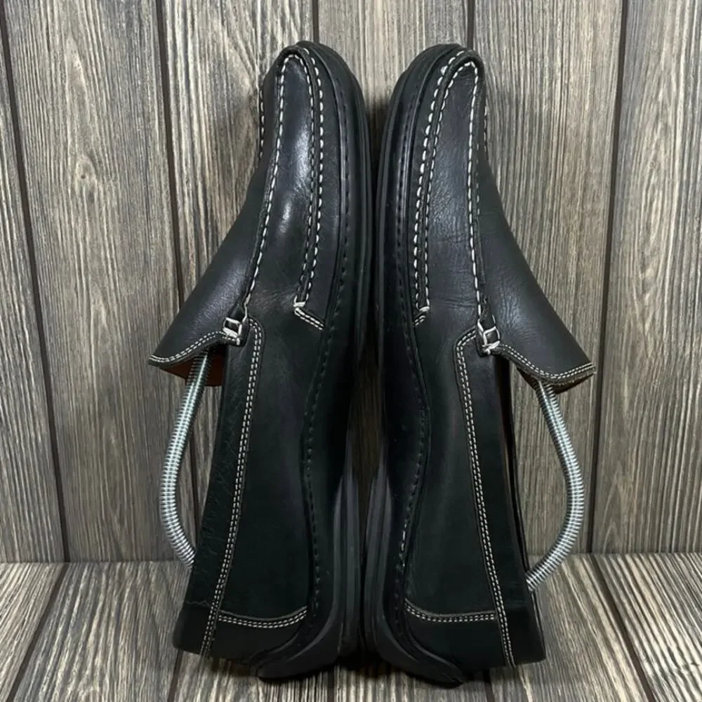 Donald‎ Pliner EIVE Leather Driving Shoes Loafers Moccasins Men Sz 12 Italian